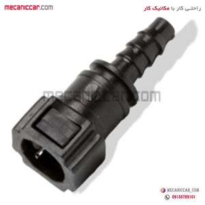 سوکت لوله (شیلنگ) بنزین سر صاف دنده ای تپش صنعت (101)