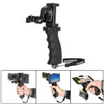 Fantaseal Ergonomic Action Camera Hand Grip Mount w/Smartphone Clip Compatible with Sony FDR X-3000V X1000VR HDR AS 300 AS-10/15 /20/30/50/100 Action Cam Nikon Keymission Hand Grip Handheld Holder