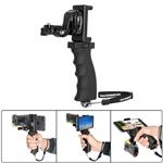 Fantaseal Ergonomic Action Camera Hand Grip Mount w/Smartphone Clip Compatible with Sony FDR X-3000V X1000VR HDR AS 300 AS-10/15 /20/30/50/100 Cam Nikon Keymission Handheld Holder 