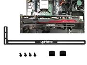 upHere Graphics Card GPU Brace Support Video Card Sag Holder/Holster Bracket, Anodized Aerospace Aluminum, Single or Dual Slot Cards (Black),GL05