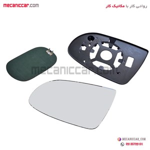 شیشه اینه با کفی و گرمکن کامل چپ شاهین