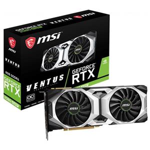 کارت گرافیک ام اس آی مدل GeForce RTX 2080 SUPER VENTUS OC با حافظه 8 گیگابایت MSI Gaming Super 8GB GDRR6 256-Bit HDMI/DP Nvlink Torx Fan Turing Architecture Overclocked Graphics Card Ventus 