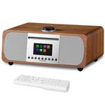 LEMEGA M5+ All-In-One HIFI Music System with CD Player, Internet Radio, FM Radio, Spotify, Bluetooth, WIFI, 2.1 Channel Stereo Speaker, Headphone-out, USB MP3, AUX-in, App & Remote Control (Walnut)