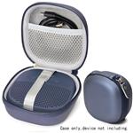 Midnight Blue Protective Case for Bose SoundLink Micro Bluetooth Speaker, Best Color and Shape Matching, Featured Secure and Easy Pulling Out Strap Design, Mesh Pocket for Cable and accessorie