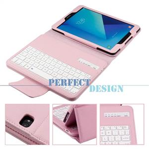 Galaxy Tab S3 9.7 Keyboard Case with Screen Protector & Stylus, REAL-EAGLE Slim Separable Fit PU Leather Case Cover Wireless Keyboard for Samsung Galaxy Tab S3 9.7 Inch SM-T820 T825, Pink 