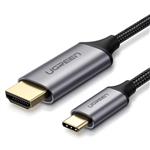 UGREEN USB C to HDMI Cable 4K 60HZ USB Type C Thunderbolt 3 HDMI Adapter Braided Cord for Macbook Pro, Samsung S10 Note 9 S9 S8 Plus Note 8,iMac 2017,Chromebook Pixel,LG V30 V20 G5,Dell XPS 15 13, 6FT