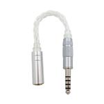 Meijunter4.4MM(Male) to 3.5MM(Female) ZX300A Adapter for Sony PHA-2A/iBasso/Fiio/HiFiman/NW-ZX300A/XBA-Z5/N1AP Amplifier Metal Cable