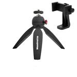 Manfrotto MTPIXI PIXI Mini Tripod, with ZAYKiR Universal Smartphone Tripod Adapter