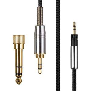 Sennheiser Momentum Replacement Cable - 1.2m NEW Renewal Audio upgrade Cable For Sennheiser Momentum over-Ear On-Ear Headphone – GOLD PLATED Jacks