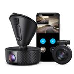 Dual Dash Cam, VAVA Dual 1920x1080P FHD Front and Rear Dash Camera (2560x1440P Single Front) for Cars with Wi-Fi, Night Vision, Parking Mode, G-Sensor, WDR, Loop Recording