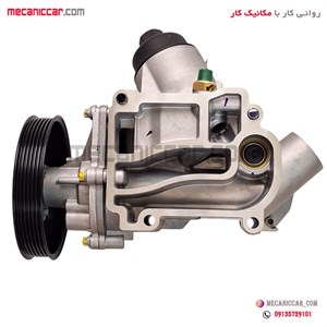 اویل ماژول کامل با واتر پمپ 6 پره سمند ملی و دنا EF7 ایساکو