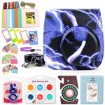 wogozan Camera Accessories for Fujifilm Instax Mini 8/9,The Bundles Kit Includes Camera Case Light Purple/Wall Hanging Frames/Album/Film Stickers/Film Frames and Others