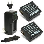 Wasabi Power Battery (2-Pack) and Charger for Panasonic DMW-BLE9, DMW-BLG10 and Panasonic Lumix DMC-GF3, DMC-GF5, DMC-GF6, DMC-GX7, DMC-LX100