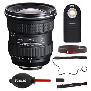 Tokina 11-16mm f/2.8 at-X 116 PRO DX-II Lens for Canon EF w/Focus Accessories