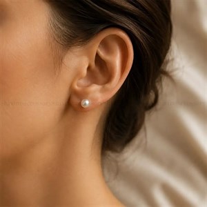 گوشواره زنانه مروارید کد 0110