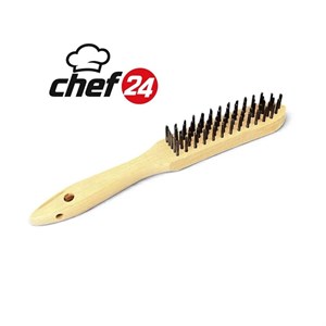 فرچه گریل دسته چوبی کوتاه