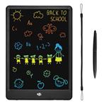 KURATU LCD Writing Tablets for Kids 10 inch Colorful Screen Electronic Drawing Pads Writing Board & Drawing Tablet Doodle Board Writing Tablets (Black)