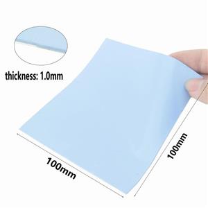 پد حرارتی 1 میلی‌متری کولر مستر Thermal Pad Wathai 6.0 W/mk 100 x 100 x 1mm Blue Thermal Pad