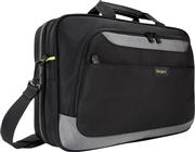 Targus CityGear II Checkpoint-Friendly for 15.6-Inch Briefcase with DOME Shock Dispersion, Black (TCG465)