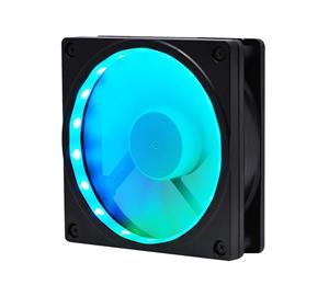EZDIY-FAB 12V RGB LED Fan Frame for 120 mm Case Fan mounting (Compatible with ASUS Aura Sync, and MSI Mystic Light Sync)-1 Pack 