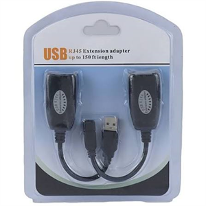 افزایش‌دهنده طول USB مدل USB-RJXT | اکستندر USB روی کابل شبکه RJ45 