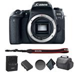 Canon EOS 77D DSLR Camera Bundle Kit with Carrying Case + More- International Model