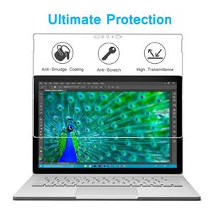 MEGOO Screen Protector For Surface Book 2 15 Inch Bubble Free HD Tempered Glass Anti Scratch Microsoft 