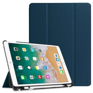 Fintie Case with Built-in Apple Pencil Holder for iPad Air 10.5" (3rd Gen) 2019 Pro 2017 [SlimShell] Ultra Lightweight Standing Protective Cover Auto Wake/Sleep, Navy 