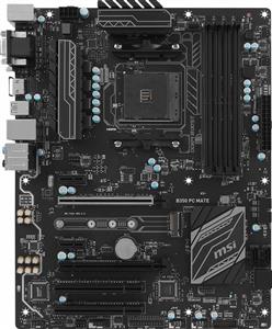 مادربورد ام اس آی B350 PC MATE MSI Gaming AMD Ryzen B350 DDR4 VR Ready HDMI USB 3 ATX Motherboard (B350 PC Mate)