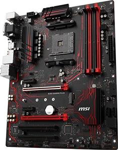 MSI Gaming AMD Ryzen B350 DDR4 VR Ready HDMI USB 3 ATX Motherboard (B350 Gaming Plus) (Renewed)