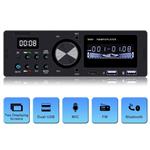 Ironpeas Car Stereo Receiver with Bluetooth, Single Din Univeral Car Radio,USB/TF Slot/FM/WMA/MP3 Player,Wireless Remote Control Included