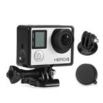 Luxebell Frame Mount Housing with Protective Lens Cover for Gopro Hero4 3+ and 3 (Standard)