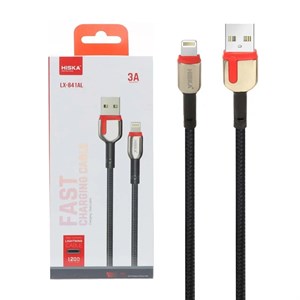 کابل شارژ فست آیفون هیسکا LX-841AL 3A کد 140698