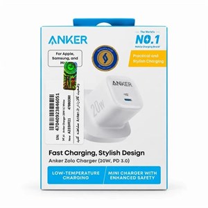 شارژر دیواری Anker A2699 20W PD Type-C رنگ سفید کد 140709