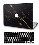 LuvCase 2 in 1 Rubberized Hard Shell Case with Keyboard Cover Compatible MacBook Air 13 Inch 2019/2018 New Version A1932 Retina (Touch ID) (Ocean)