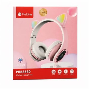 هدفون بی سیم ProOne PHB3560 بلوتوثی با AUX و TF کد 140703