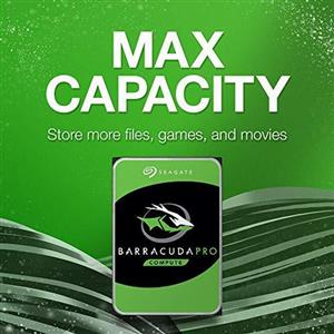 Seagate BarraCuda Pro 10TB Internal Hard Drive Performance HDD 3.5 Inch SATA 6 Gb s 7200 RPM 256MB Cache for Computer Desktop PC Data Recovery ST10000DM0004 