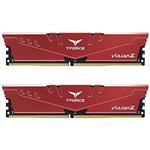 TEAMGROUP T-Force Vulcan Z DDR4 16GB Kit (2 x 8GB) 3200MHz (PC4 25600) CL16 Desktop Memory Module Ram - Red - TLZRD416G3200HC16CDC01