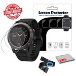 Garmin Fenix 5 Multi-Sport Training GPS Smart Watch Performer Bundle (Slate Gray, Black Band) 010-01688-30 with Screen Protectors + 1 Year Extended Warranty