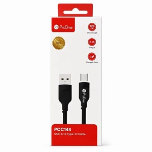 کابل USB به USB-C پرووان PCC144 کد 140587