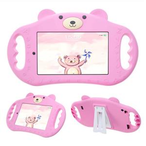 pzoz Tablet Case for Kids Compatible with 7 7in Shock Proof Handle Protector Stand Girls Boys 7inch Cover 7th Edition Generation 2017 Release Pink 