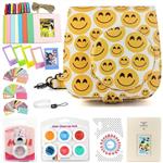 wogozan Kit About Instax Mini 8/9 Accessories Includes Smiling face instax Mini 8/9 Case/Photo Album for Fujifilm instax Mini 8 Film or Polaroid Film/Colored Filters/Film Frames/Selfie Lens Others