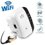 WiFi Range Extender Repeater, 300Mbps Wireless Router Signal Booster Amplifier Supports Repeater/AP, 2.4G Network with Integrated Antennas LAN Port