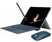Microsoft Surface Go 2 in 1 PC Tablet 10" Touchscreen, 4GB Memory, 64GB Storage, Win 10 Pro, 1800x1200, USB Type C, Webcam, Keyboard, Pen and Mouse - Cobalt Blue (Renewed)