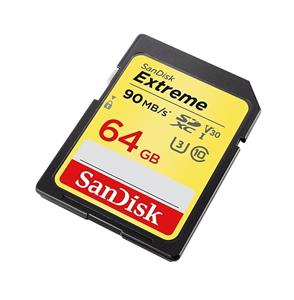 SanDisk 64GB Extreme Memory Card works with Canon EOS Rebel SL2, T6, T6i, T5i EF-S, EOS 80D, Powershot Camera SDXC 4K V30 UHS-I (SDSDXVE-064G-GNCIN) with Everything But Stromboli Combo Reader 