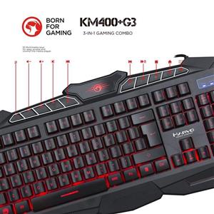 MARVO KM400 Gaming Keyboard LED Mouse  
