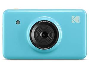 KODAK Mini Shot Wireless Instant Digital Camera Social Media Portable Photo Printer LCD Display Premium Quality Full Color Prints Compatible w iOS Android Blue 
