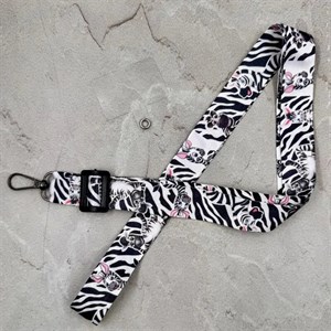 بند آویز گردنی بلند موبایل طرح Zebra به همراه بست مخصوص آویز گوشی کد 168864
