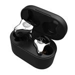 True Wireless Earbuds, Bluetooth 5.0 Wireless Headphones Deep Bass Stereo Sound Noise Cancelling Sweatproof TWS Bluetooth Earbuds, Built-in Mic in-Ear Wireless Earphones with Portable Qi Charging Box