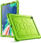 iPad Pro 11 inch Case, Poetic TurtleSkin Series [Corner Protection][Grip][Not Supported Apple Pencil Magnetic Attachment] Protective Silicone Case for Apple iPad Pro 11 Inch (2018) - Green